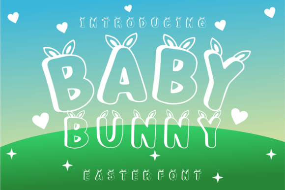 Baby Bunny Font for Kids’ Creations
