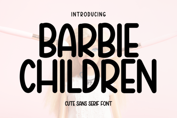 Barbie Children Font: A Friendly Touch for Every Creative Project