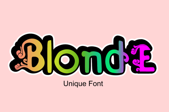 Blonde Font: A Playful and Versatile Choice for Modern Design