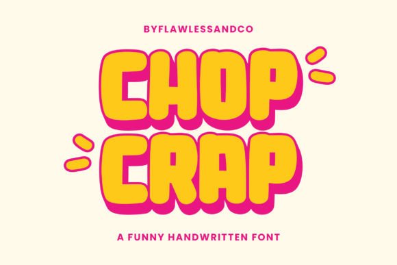 Chop Crap Font