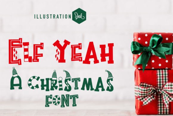 Elf Yeah: A Hand-Crafted Font with a Festive Twist