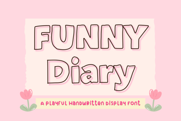 Funny Diary: A Playful Font for Creative Projects