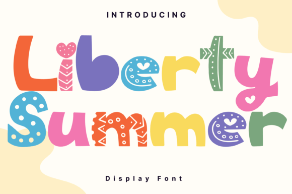 Liberty Summer: A Whimsical Handwritten Font for Creative Expression