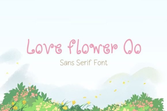 Love Flowers Oo: A Minimalist Font for Modern Design