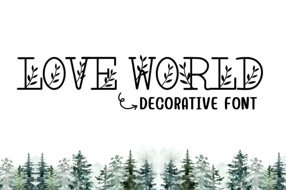 Love World: A Handwritten Decorative Font for Expressing Love and Creativity