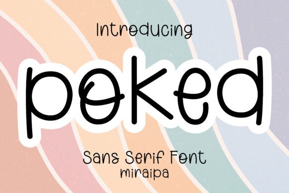 Poked Font Adds Charm to Creative Projects