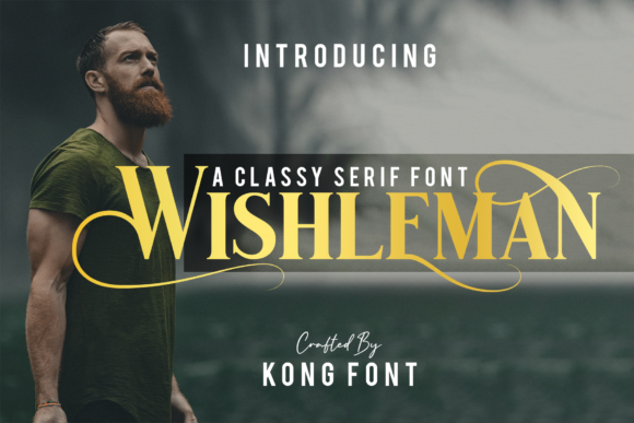 Wishleman: A Modern Playful Serif Font for Creative Expression