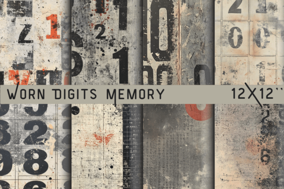 Worn Digits Memory Journal Paper